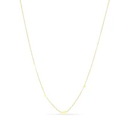 waterproof hart ketting in verguld staal - OCEANA