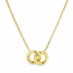 waterproof ketting in verguld staal - OCEANA