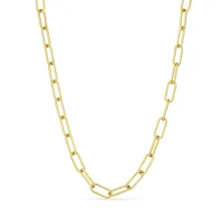 waterproof ketting in verguld staal 40 cm x 7 mm  - OCEANA