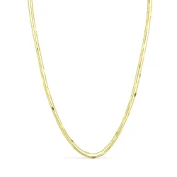 waterproof ketting in verguld staal 41 cm x 3 mm  - OCEANA