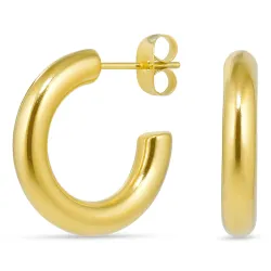 4 x 21 mm waterproof halfcreool in verguld staal - OCEANA