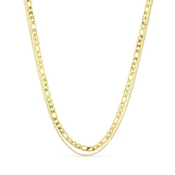 waterproof ketting in verguld staal 40 cm x 5 mm  - OCEANA