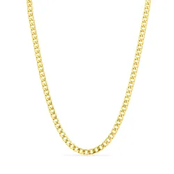 waterproof pantserketting in verguld staal 45 cm x 5 mm  - OCEANA