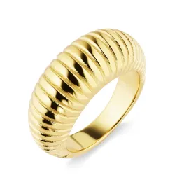 waterproof ring in verguld staal - OCEANA