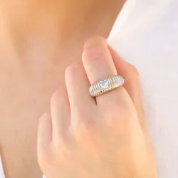 waterproof hart ring in staal - OCEANA