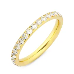 waterproof ring in verguld staal - OCEANA