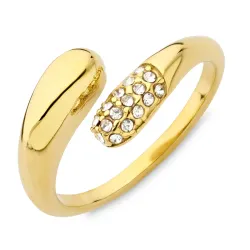 waterproof ring in verguld staal - OCEANA