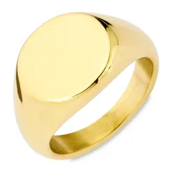 waterproof ring in verguld staal - OCEANA