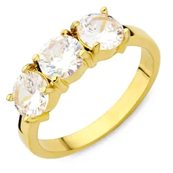 waterproof ring in verguld staal - OCEANA