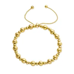 waterproof bolletje armband in verguld staal - OCEANA