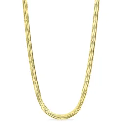 waterproof slangenketting in verguld staal 40 cm x 5 mm  - OCEANA