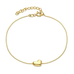 waterproof letter l armband in verguld staal - OCEANA