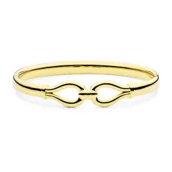 waterproof infinity armband in verguld staal - OCEANA