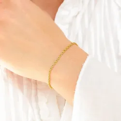 waterproof armband in verguld staal - OCEANA