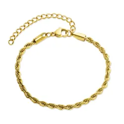 waterproof armband in verguld staal - OCEANA