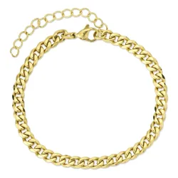 waterproof armband in verguld staal - OCEANA