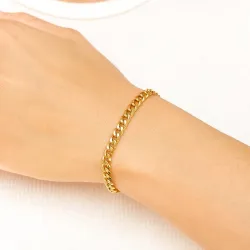 waterproof armband in verguld staal - OCEANA