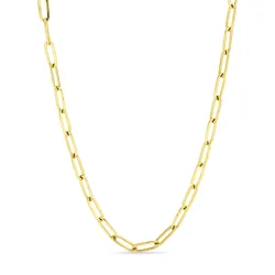 waterproof parel ketting met hanger in verguld staal - OCEANA