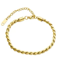 waterproof armband in verguld staal - OCEANA