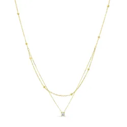 waterproof ketting in verguld staal - OCEANA