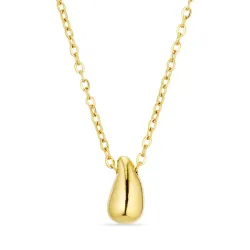 waterproof ketting met hanger in verguld staal - OCEANA