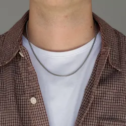 waterproof ketting in staal 50 cm x 3 mm  - OCEANA