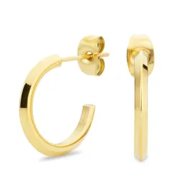 17 mm waterproof halfcreool in verguld staal - OCEANA