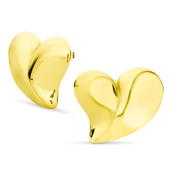 waterproof hart oorbellen in verguld staal - OCEANA