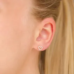 waterproof hart helix piercing in verguld staal - OCEANA