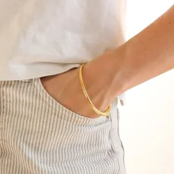 waterproof armband in verguld staal - OCEANA