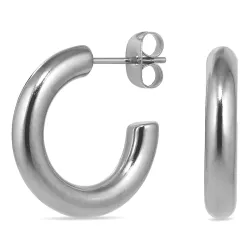 4 x 21 mm waterproof halfcreool in staal - OCEANA