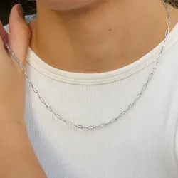 waterproof ketting in staal 45 cm x 2 mm  - OCEANA