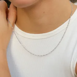 waterproof ketting in staal 45 cm x 2 mm  - OCEANA