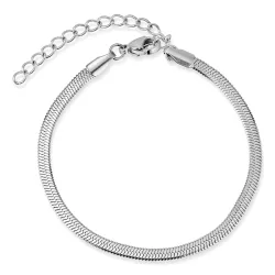 waterproof armband in staal 16 + 5 cm x 3,0 mm  - OCEANA