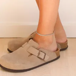 waterproof enkelbandje in staal 22 + 5 cm x 4,0 mm  - OCEANA