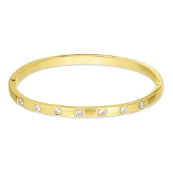 waterproof zirkoon armband in verguld staal - OCEANA