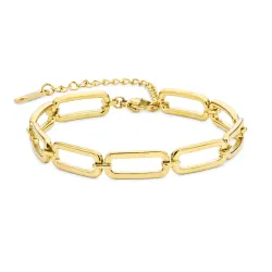 waterproof armband in verguld staal 16 + 5 cm x 7,0 mm  - OCEANA