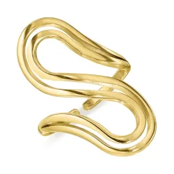 waterproof verstelbaar ring in verguld staal - OCEANA