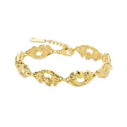 waterproof armband in verguld staal - OCEANA