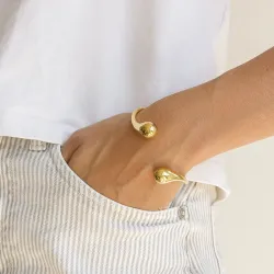 waterproof armband in verguld staal 59 mm x 13,0 mm  - OCEANA