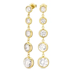 waterproof oorbellen in verguld staal - OCEANA