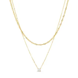 waterproof ketting in verguld staal - OCEANA