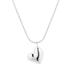 waterproof hart ketting in staal - OCEANA