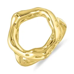 waterproof oorbellen in verguld staal - OCEANA