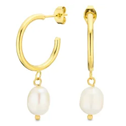 waterproof parel halfcreool in verguld staal - OCEANA