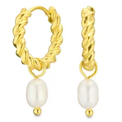 waterproof parel creool in verguld staal - OCEANA