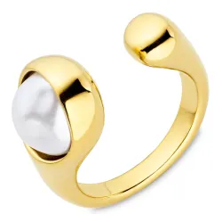 waterproof ring in verguld staal - OCEANA