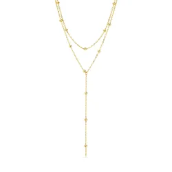 waterproof ketting in verguld staal - OCEANA