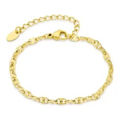 waterproof armband in verguld staal - OCEANA