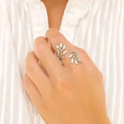 waterproof blad ring in staal - OCEANA